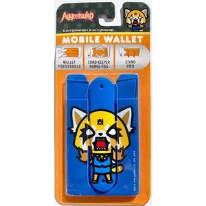 Sanrio Aggretsuko Mobile Wallet Cell Phone Anime Cute Kawaii Gift